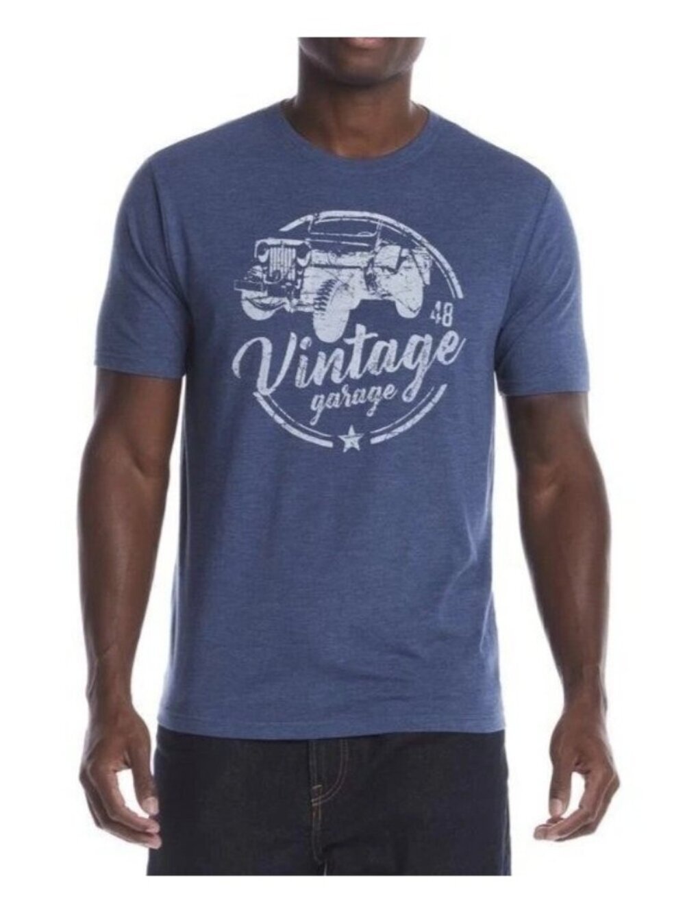 NWT Weatherproof Vintage Men's XL Blue Graphic Tee